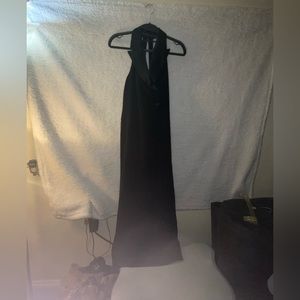 Alex Evenings black dress women size 4P NWOT